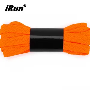 Shoe Laces Flat IRun Highly Durable Flat Fitness Shoe Laces Custom Premium Polyester Flat Sneaker Laces 57 Colors Shoe Laces