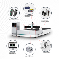 Máquina de Corte por Láser de Fibra 6015 de Alto Valor, 3000W 6000W 12000W 20000W, Precisión Superior, Rendimiento Estable, Precio de Fábrica