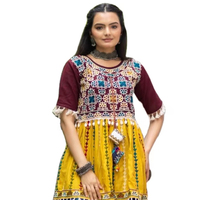 Le dernier catalogue spécial Navratri du créateur lourd Vol 2 Kath Putli Femme Kedia Collection Vêtements indiens et pakistanais