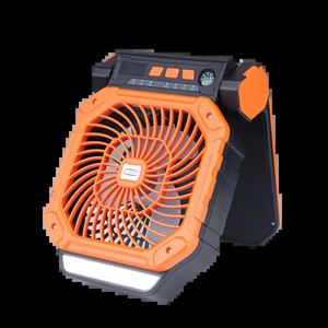 Nouveau ventilateur solaire d'extérieur pour camping, recharge USB, portable, vent puissant, minuterie, pêche, camping, banque d'alimentation, veilleuse - Product Image 5