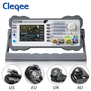 Cleqee PSG9080 80MHz Kontrol Digital Yang Dapat Diprogram, Generator Sinyal DDS Saluran Ganda Fungsi Bentuk Gelombang Aribitrary Kontrol Telepon