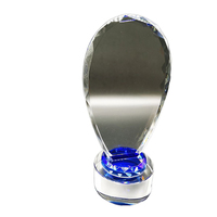 Souvenirs chauds récompense en verre vierge pour cadeau/trophée en verre K9 récompenses en cristal/trophée en verre de cristal plaque artisanat d'art