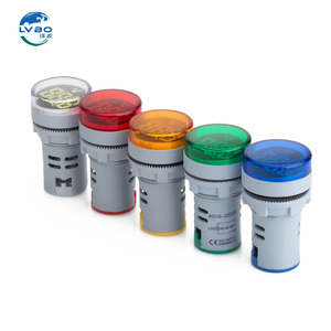 LVBO LED tension et courant fréquencemètre affichage numérique circulaire bouton <span class=keywords><strong>signal</strong></span> lumineux AD16 affichage indicateur de tension AD16-22 - Product Image 5