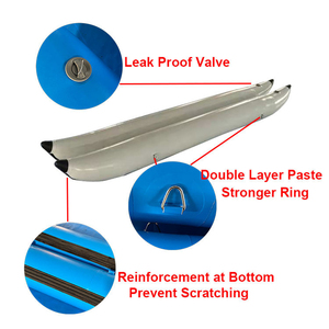 <strong>Wholesale</strong> PVC Inflatable Sea Banana <strong>Pontoons</strong> Boat Tubes for Floating Water Bike - Product Image 4