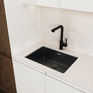 Mobili da <span class=keywords><strong>Cucina</strong></span> in Legno Massello Stile Shaker Semplice ed Economico, Base Bianca, Assemblaggio Completo, Personalizzazione Disponibile - Product Image 6