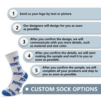 Chaussettes en nylon anti ampoules personnalisées de haute qualité Performance Impact Mini Crew Chaussettes