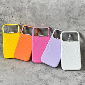 เคสโทรศัพท์มือถือ S123 สำหรับ iPhone 17 18 Pro Max พร้อมกรอบโลหะ เคส iPhone ของแท้  วัสดุซิลิโคนเหลวแม่เหล็ก - Product Image 2