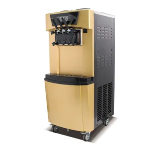 Ticari fabrika yumuşak hizmet dondurma makinesi aperatif dükkanı için paslanmaz çelik damgalama makinesi buz krema dolum makinası