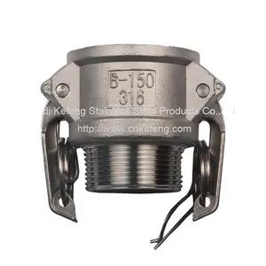 Stainless steel camlock coupling 1 2 6 a b c d e f dc dp type Kefeng for oil petroleum chemical and water