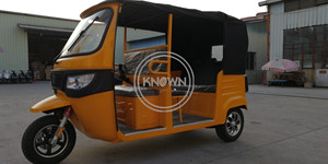 2025 di vendita calda del passeggero del combustibile elettrico triciclo con 4-6 passeggeri 3 ruote Cargo auto con grande capacità - Product Image 5