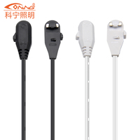 Boîtier de distribution pour système de rail d'alimentation LED, connecteur LED 2 broches, multiprise électrique, éclairage rigide pour étagère, rangement