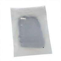 Sac à fermeture éclair en plastique durable personnalisé, sac à fermeture éclair givré imperméable pour portefeuille, design d'emballage tendance, sacs d'emballage portables en CPE