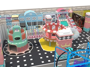 Area <span class=keywords><strong>Giochi</strong></span> Personalizzata Rosa per Bambini, <span class=keywords><strong>Parco</strong></span> <span class=keywords><strong>Giochi</strong></span> Morbido per Interni, Attrezzature per Divertimento nei Centri Commerciali - Product Image 3