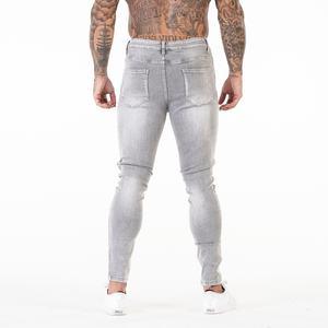 Fabricante de Pantalones Vaqueros Personalizados, Pantalones Vaqueros de Alta Calidad para Hombre, Corte Ajustado, Elásticos, Ajustados - Product Image 2