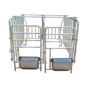 Lit d'élevage de porcs galvanisé nouvel état Plancher de caisse de gestation galvanisé pour mère <span class=keywords><strong>Cages</strong></span> pour animaux de ferme de truie de porc pour la vente au détail - Product Image 4
