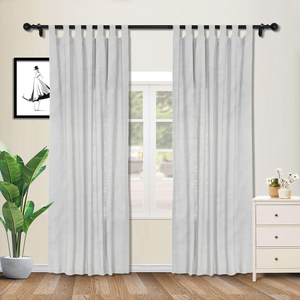 Design unico formato colore personalizzato tinta unita bianco <span class=keywords><strong>tenda</strong></span> Voile casa o decorazione ufficio lusso <span class=keywords><strong>trasparente</strong></span> in poliestere <span class=keywords><strong>tenda</strong></span> <span class=keywords><strong>trasparente</strong></span> - Product Image 3
