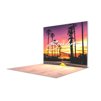 Sans outil 10x8 aluminium SEG tissu impression personnalisée Portable salon LED toile de fond boîte à lumière