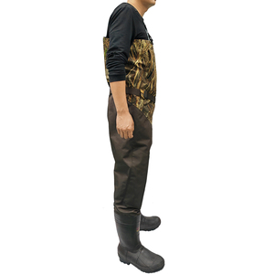 Tùy chỉnh Max 7 ngụy trang màu nâu thoáng khí trên vải handwarmer túi dây kéo không thấm nước Neoprene trở lại Pad Fly Fishing wader - Product Image 2