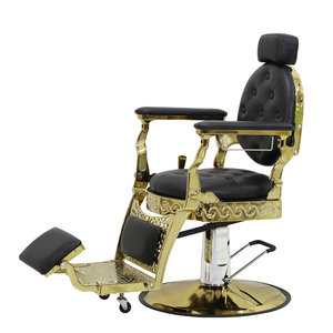 Sillas multiusos De <span class=keywords><strong>Peluqueria</strong></span>, sillón reclinable personalizado, silla de peluquero de Metal Vintage clásica de lujo - Product Image 3