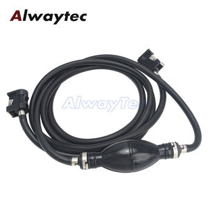 יד משאבת דלק קו גומי אלומיניום יד פריימר נורת דיזל העברת דלק משאבת יד הרכבה id6mm id8mm - Product Image 2