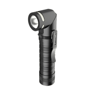 Lampe torche EDC puissante en alliage d'aluminium compacte, rechargeable, avec queue magnétique rotative, portée du faisceau de 150 m, IP44, 1400 lumens, faisceau spot - Product Image 1