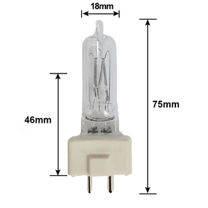 120V 500W 180h/120V 500W 1000h/230V 500W 180h/230V 500W 1000h gy9.5 bóng đèn phòng thu <span class=keywords><strong>Halogen</strong></span> cho kính sân khấu sự kiện sân khấu - Product Image 1
