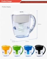 Filtre à eau portable Bluetech AZALEA HS528 2,6 litres |   Cartouche de filtre à charbon actif |   Alcalin minéral manuel