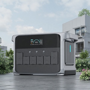 Sorein 2400W Máy phát điện cầm tay với bảng điều khiển năng lượng mặt trời 110V 120V Máy phát điện năng lượng mặt trời Trạm điện cầm tay 2000W phổ - Product Image 1