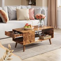 Table basse élévatrice en bois avec compartiment caché Meubles de salon avec espace de rangement