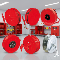 Dérouleur de tuyau d'incendie manuel à manivelle avec mécanisme d'engrenage fluide pour une opération de rembobinage facile