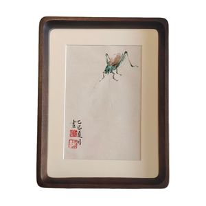 Art mural de style chinois minimaliste élégant de qualité supérieure-Peinture orientale moderne pour décor de salon - Product Image 3