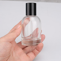 Flacon de parfum cylindrique de luxe à prix d'usine, base lourde, Dubaï, 30 ml, vide, avec pompe pulvérisatrice et sérigraphie sur bois