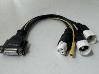 Cable de Diagnóstico OBD 6-032, Adaptador de 3 Pines y 4 Pines, Compatible con Escáneres 100PRO/500PRO/600PRO para Motocicletas Yamaha