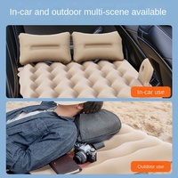 Matelas gonflable en peluche de PVC de lit gonflable de voiture pliante d'automobile pour l'usage extérieur