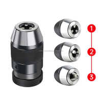 1-10mm B12 mandrin de perceuse autobloquant adaptateur de douille mandrin de perceuse auto-tendant porte-outils rotatifs