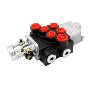 Válvulas hidráulicas comerciales de la serie OEM Hansen P40 Joystick manual Válvula direccional monobloque de 2 carretes 250 Bar para construcción - Product Image 1