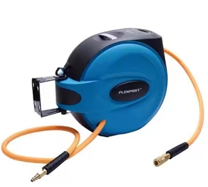 Enrouleur de <span class=keywords><strong>tuyau</strong></span> <span class=keywords><strong>d</strong></span>'<span class=keywords><strong>arrosage</strong></span> de jardin rétractable <span class=keywords><strong>automatique</strong></span> haute performance 20 m, ensemble durable en cuivre métallique avec connecteur en PU PVC <span class=keywords><strong>pour</strong></span> l'<span class=keywords><strong>arrosage</strong></span> du jardin - Product Image 2