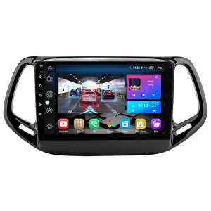 LEHX L6Pro Android 12 Auto Radio Multimedia reproductor de vídeo para Jeep Compass 2 MP 2017-2019 navegación GPS CarPlay estéreo 2Din