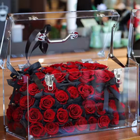 Aktiv für Ewige Blumen: Natürliche Frische Rose Weihnachtsgeschenkset - Eventdekoration, Langlebig für 3-5 Jahre