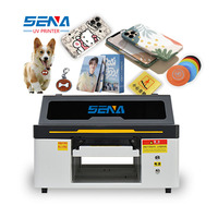 SENA UV jet d'encre imprimante à plat imprimante numérique Machine impression A3 carte tasse Wrap coque de téléphone bois métal verre stylos pochettes imprimante
