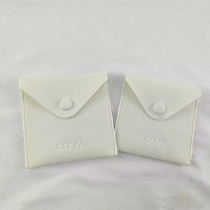 Bolsa de Joyería Personalizada con Logotipo, Bolsa de Joyería de Microfibra de Gamuza, Bolsa de Embalaje para Joyería, Bolsa de Regalo para Joyería - Product Image 4
