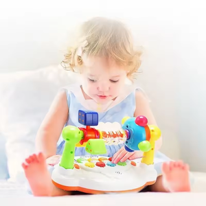 Jouets de clavier musical intelligent pour l'éducation précoce Samtoy, instruments pour bébés, orgue électronique <span class=keywords><strong>anglais</strong></span> avec <span class=keywords><strong>musique</strong></span> - Product Image 2