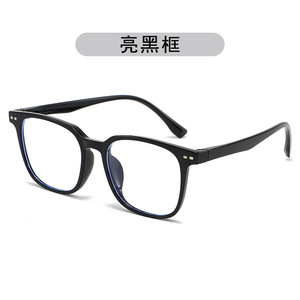 SPOEN Montures de lunettes rectangulaires à monture complète anti-lumière bleue pour femmes, légères et tendance, avec verres transparents - Product Image 3