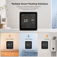 Termostato WiFi con App Smart Life para Calefacción por Suelo Radiante, Programable, Pantalla Táctil Digital, Control de Temperatura Ambiente, 220V