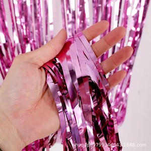 Cortinas <span class=keywords><strong>de</strong></span> Flecos <span class=keywords><strong>de</strong></span> Papel Metálico Multicolor al por Mayor, Decoraciones para Fiestas <span class=keywords><strong>de</strong></span> Cumpleaños, Serpentinas, Telón <span class=keywords><strong>de</strong></span> Fondo - Product Image 4