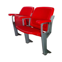 Siège de stade pliable en plastique moderne et élégant FoShan pour gradins de stade