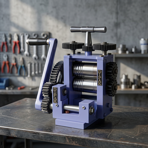 Manual Jewelry Rolling Mill Goldsmith Sheet <b>Roller</b> Hand Operated <b>Metal</b> Rolling Machine for Jewelry Making - Product Image 3