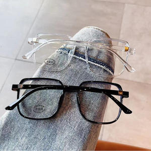 Nuevas Gafas TR90 con Filtro de Luz Azul para Mujer, Montura Cuadrada Grande, Estilo Retro, Sin Graduación, Montura Completa, Lentes de PC - Product Image 1