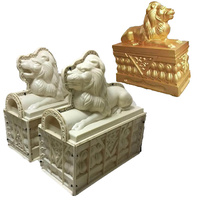 Moule en plastique ABS haute précision pour statue de lion, décoration de jardin, moules en béton 3D, utilisation extérieure, marque Reazone, modèle avec service de 3 ans