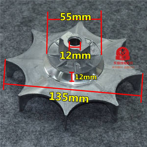 Washing Machine <b>Pulley</b> 55mm 12mm Shaft 135mm Diameter Motor Part For <b>Laundry</b> Appliance - Product Image 1
